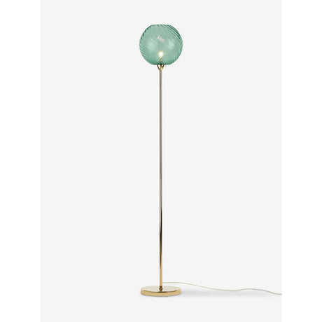 MADE.COM Blue/Brass Ilaria Floor Light