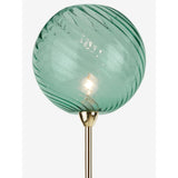 MADE.COM Blue/Brass Ilaria Floor Light