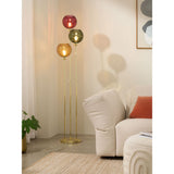 MADE.COM Green/Red Ilaria Floor Lamp