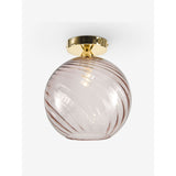 MADE.COM Pink Ilaria Flush Ceiling Light
