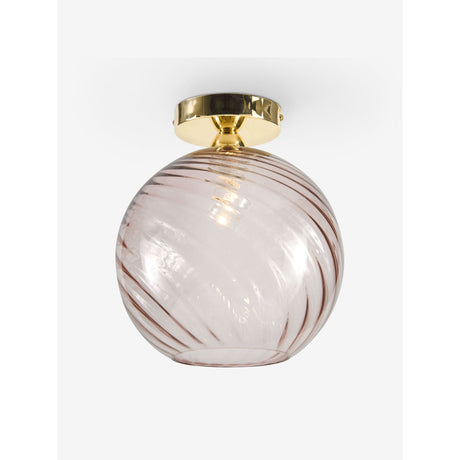MADE.COM Pink Ilaria Flush Ceiling Light