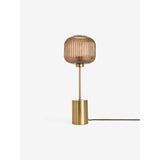 MADE.COM Amber Brown Large Briz Table Lamp