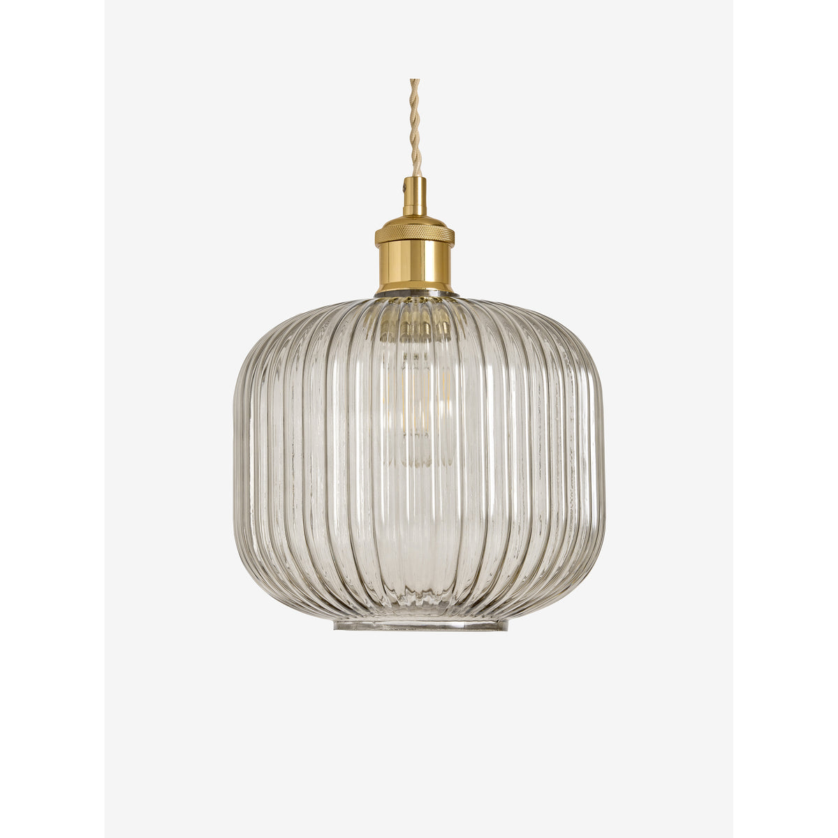 MADE.COM Grey Briz Glass EasyFit Shade