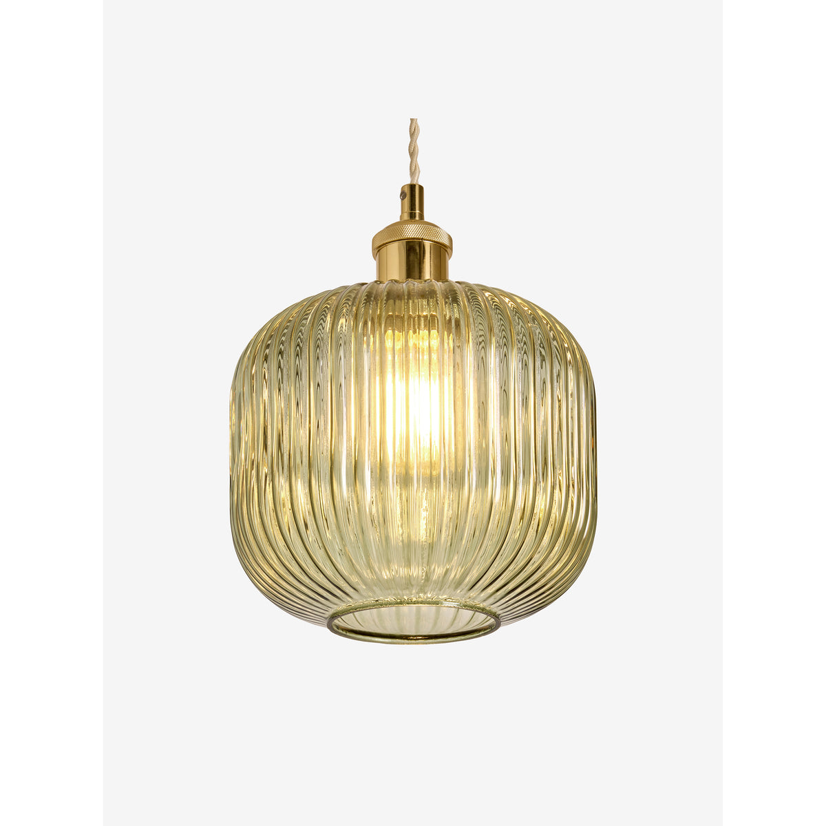 MADE.COM Green Briz Glass EasyFit Shade