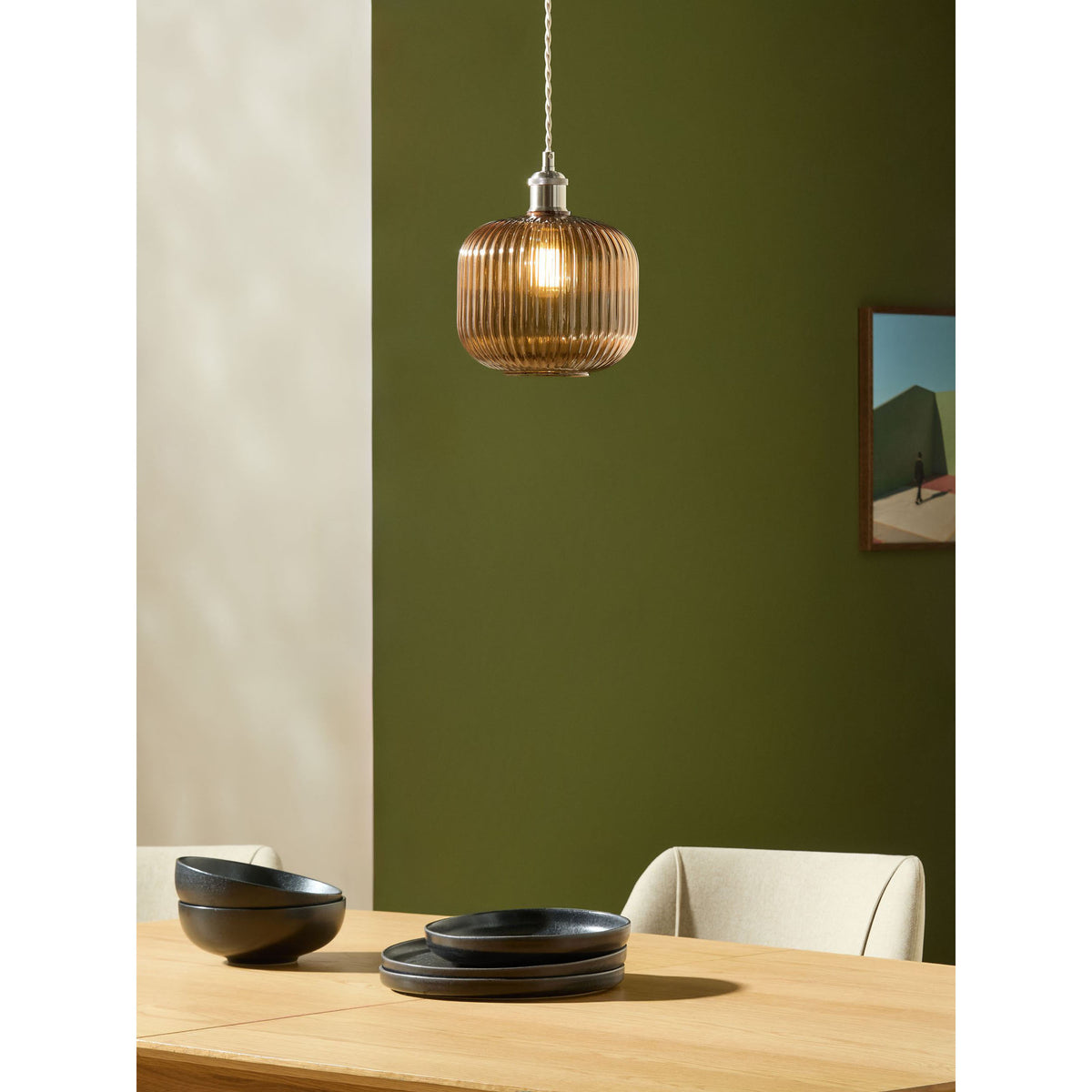 MADE.COM Amber Briz Glass EasyFit Shade
