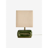 MADE.COM Green/Ecru Nell Ceramic Table Lamp