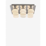 MADE.COM Chrome Monroe Flush Fitting Ceiling Light