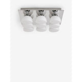 MADE.COM Chrome Monroe Flush Fitting Ceiling Light