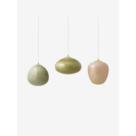 MADE.COM Green Adrianne Linear Pendant Light