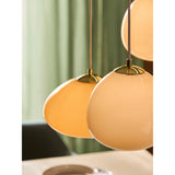MADE.COM Pink Adrianne Diner Cluster Ceiling Light