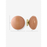MADE.COM Pink Adrianne Glass Wall Light
