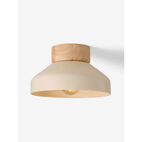 MADE.COM Cream Albert Flush Fitting Ceiling Light