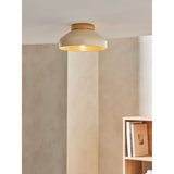 MADE.COM Cream Albert Flush Fitting Ceiling Light