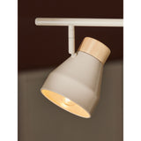 MADE.COM Cream Albert 3 Light Linear Pendant Bar Ceiling Light