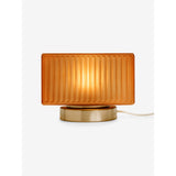 MADE.COM Amber Brown/Silver Alma Table Lamp