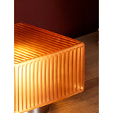 MADE.COM Amber Brown/Silver Alma Table Lamp