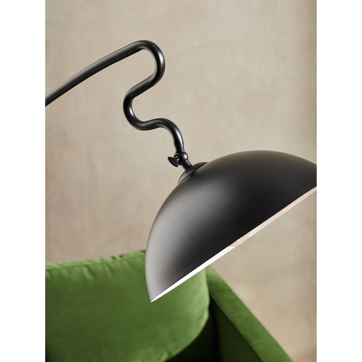 MADE.COM Black Avery Floor Lamp