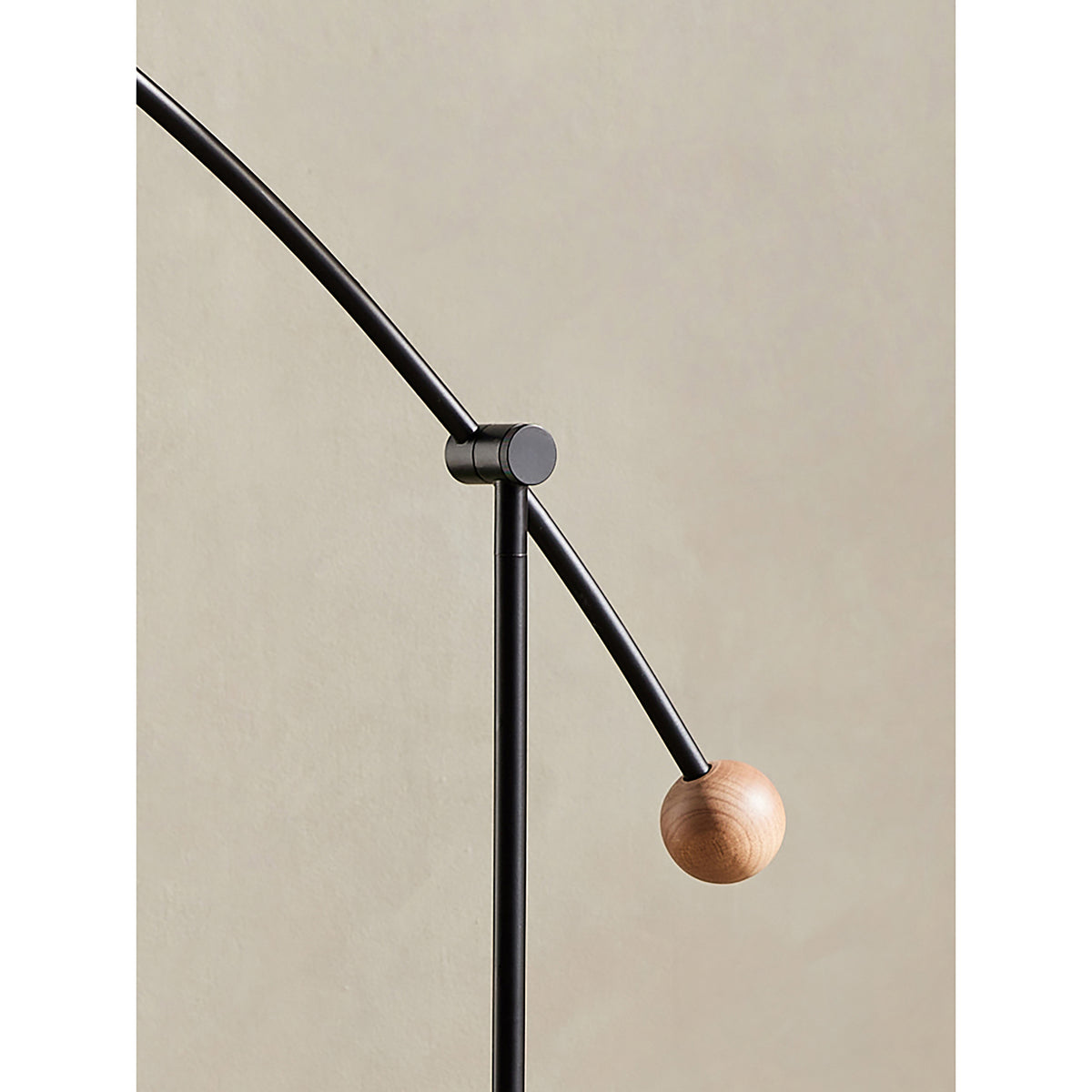MADE.COM Black Avery Floor Lamp