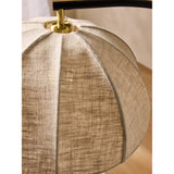 MADE.COM Black/Cream Benny Floor Lamp