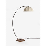 MADE.COM Black/Cream Benny Floor Lamp