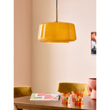 MADE.COM Amber Orange Camilo Pendant Light