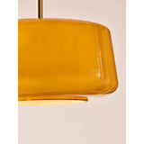 MADE.COM Amber Orange Camilo Pendant Light