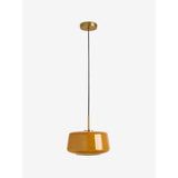 MADE.COM Amber Orange Camilo Pendant Light