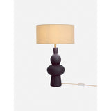 MADE.COM Black Freyja Ceramic Table Lamp