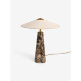 MADE.COM Black/Brown Heath Marble Table Lamp