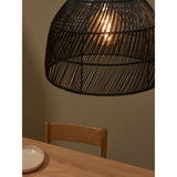 MADE.COM Black Rattan Java Small Lamp Shade