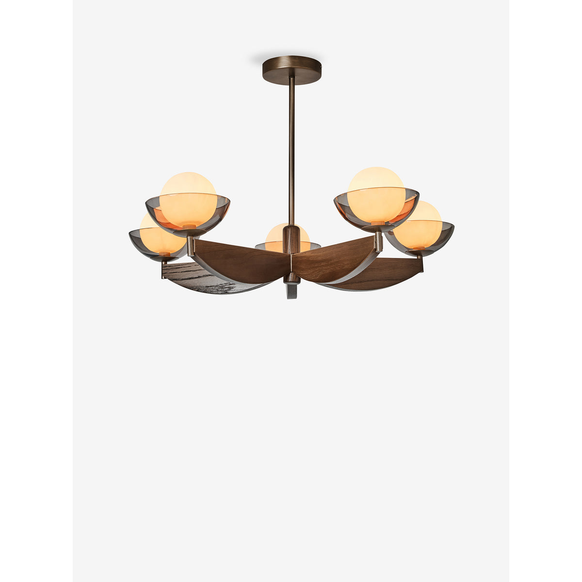 MADE.COM Wood Large Layla Ceiling Light