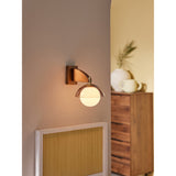 MADE.COM Wood Layla Wall Light