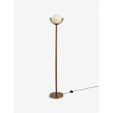 MADE.COM Dark Wood Layla Floor Lamp