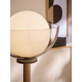 MADE.COM Dark Wood Layla Floor Lamp