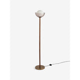 MADE.COM Dark Wood Layla Floor Lamp