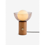 MADE.COM Dark Wood Layla Table Lamp