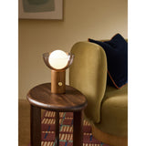 MADE.COM Dark Wood Layla Table Lamp