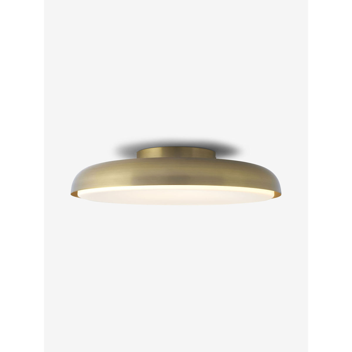 MADE.COM Brass Nura Flush Bathroom Ceiling Light