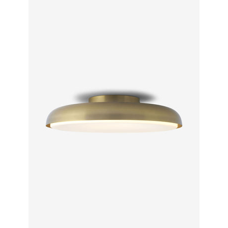 MADE.COM Brass Nura Flush Bathroom Ceiling Light
