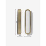 MADE.COM Brass Nura Flush Bathroom Wall Light