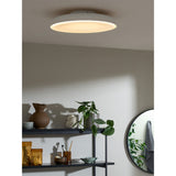 MADE.COM Ivory Nura Flush Bathroom Ceiling Light