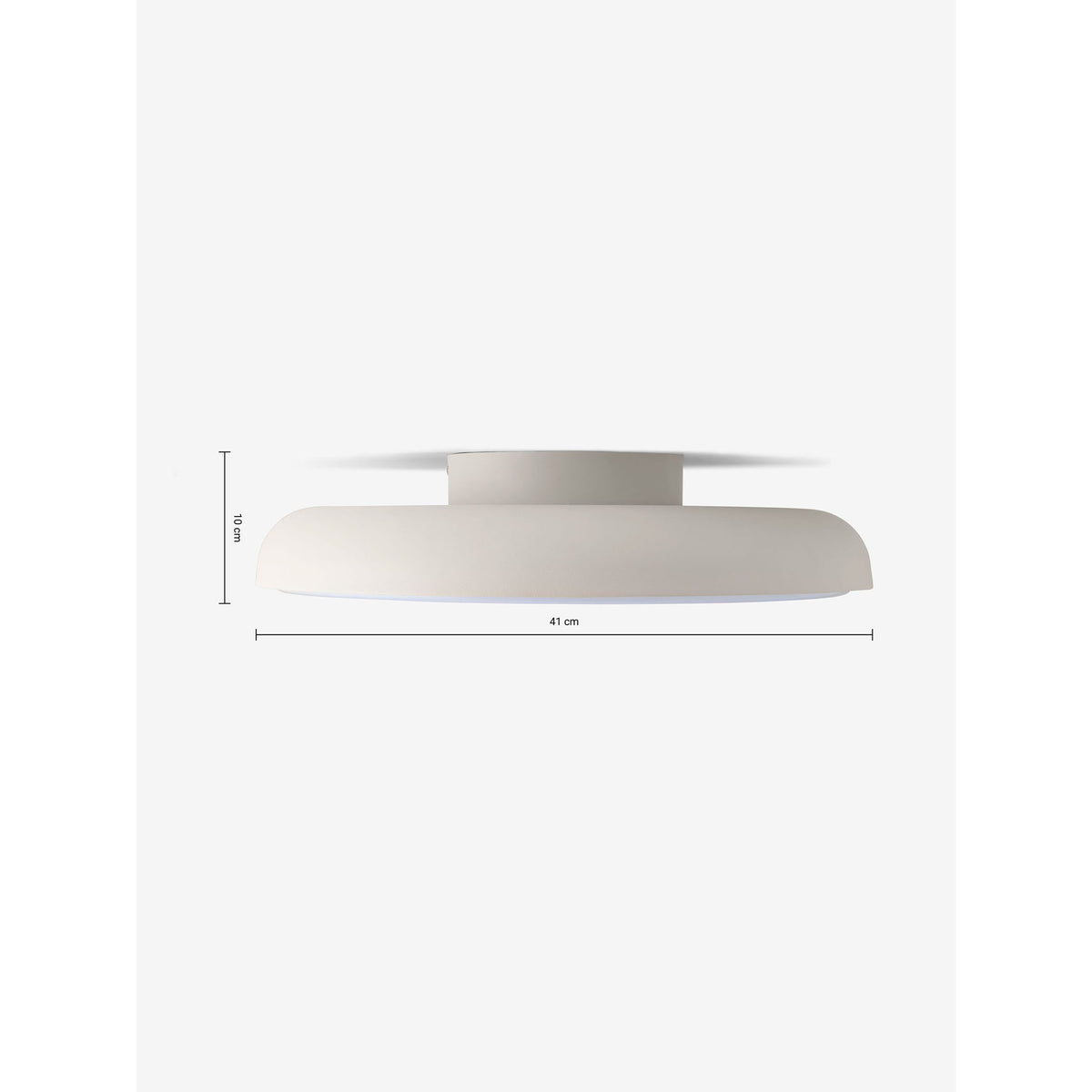 MADE.COM Ivory Nura Flush Bathroom Ceiling Light