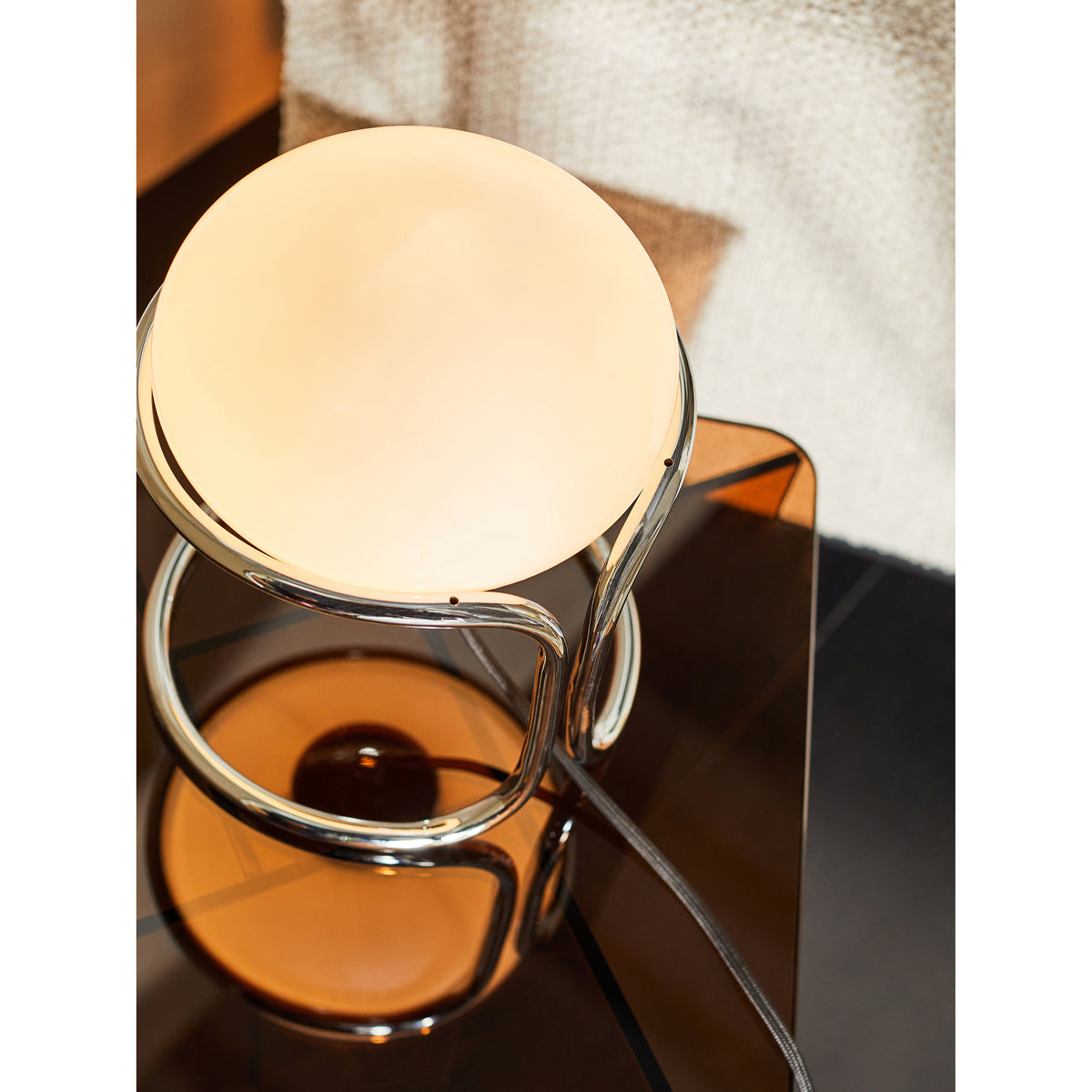 MADE.COM Chrome Piper Table Lamp