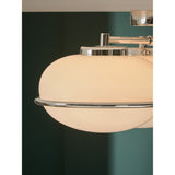 MADE.COM Chrome 3 Light Flush Piper Light