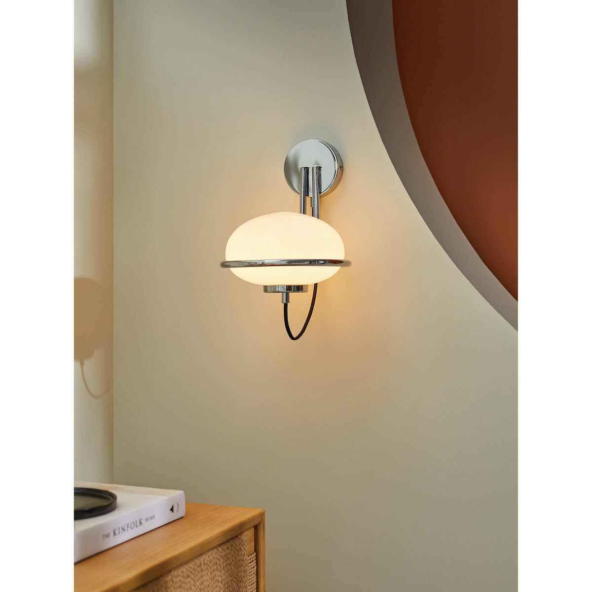 MADE.COM Chrome Piper Wall Light