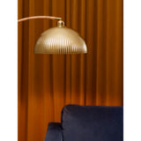 MADE.COM Gold/Bamboo Shell Floor Lamp