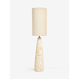 MADE.COM Cream Vince Ceramic Floor Lamp