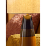 MADE.COM Brown Glaze Vince Ceramic Table Lamp