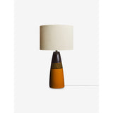 MADE.COM Brown Glaze Vince Ceramic Table Lamp