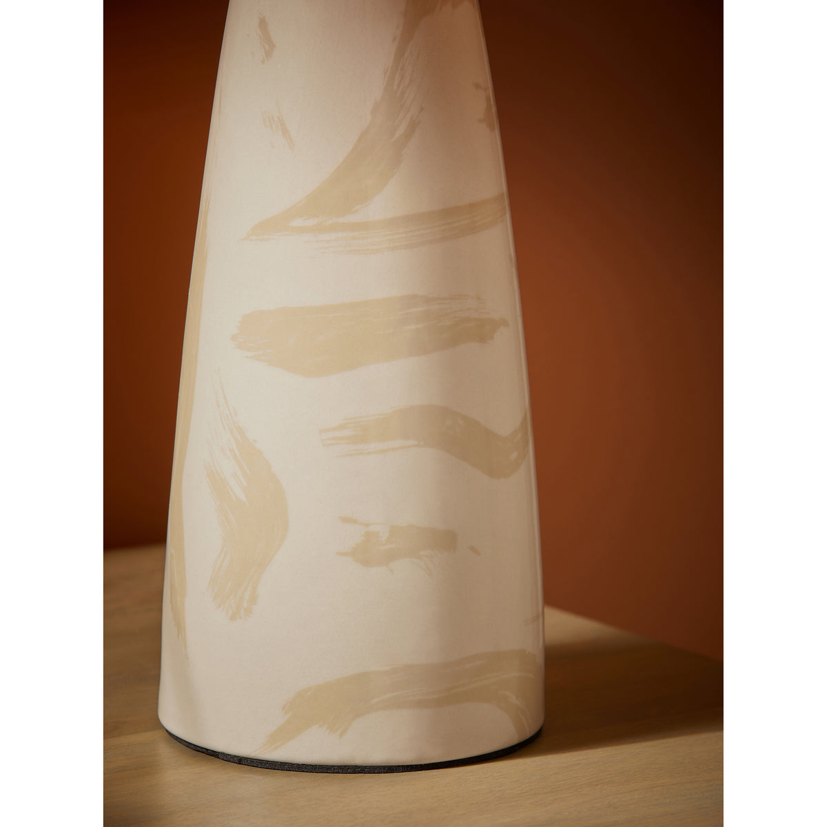 MADE.COM Cream Vince Ceramic Table Lamp
